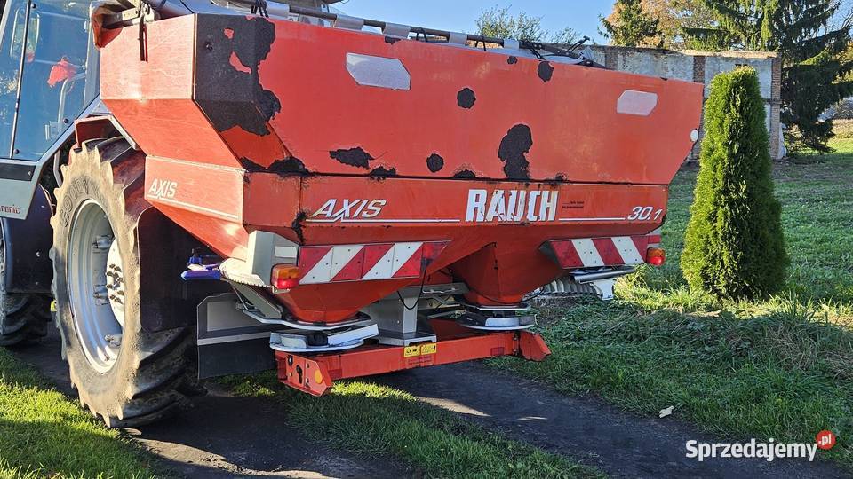 Rozsiewacz Rauch Axis 301 telimat siew graniczny wielkopolskie Dzierzbin