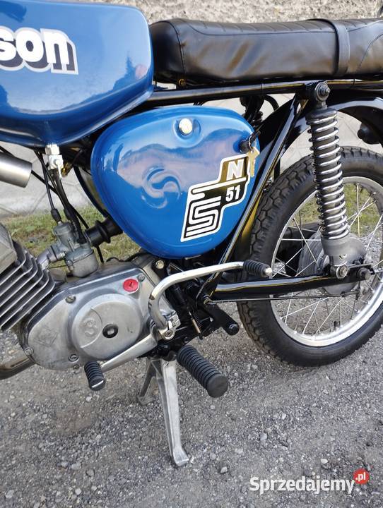 Motorower Simson s51 oryginał zarejestrowany 13000km Knurów sprzedam