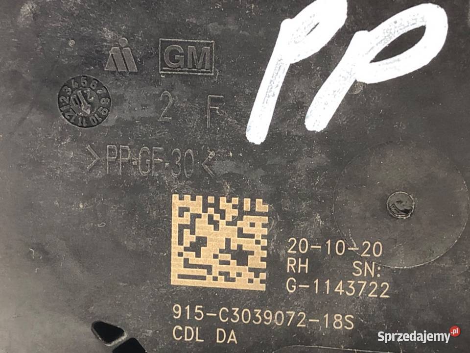 ZAMEK DRZWI PRAWY PRZÓD OPEL ASTRA K Hatchback osobowe podkarpackie sprzedam