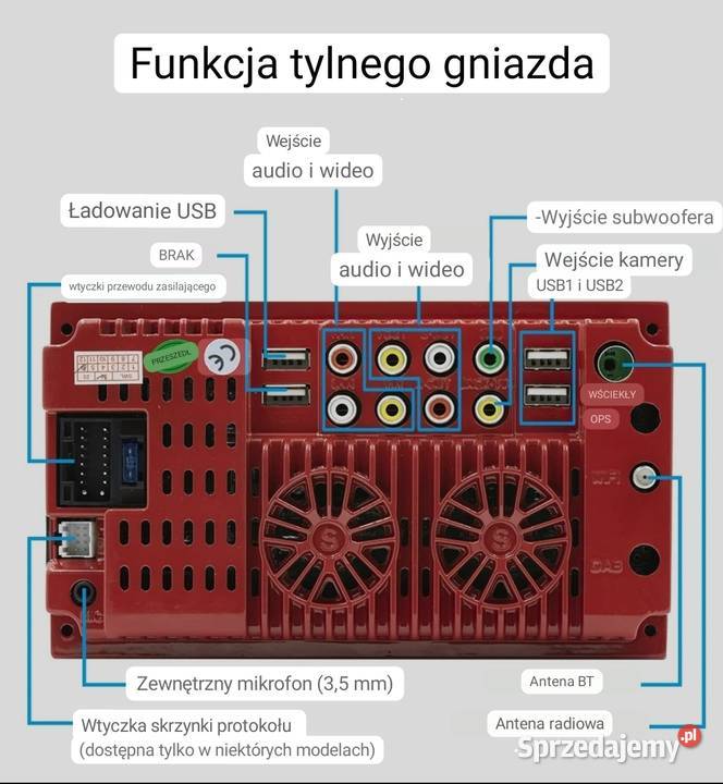 Radio 2din Bezprzewodowy Carplay AndroidAuto śląskie Ruda Śląska