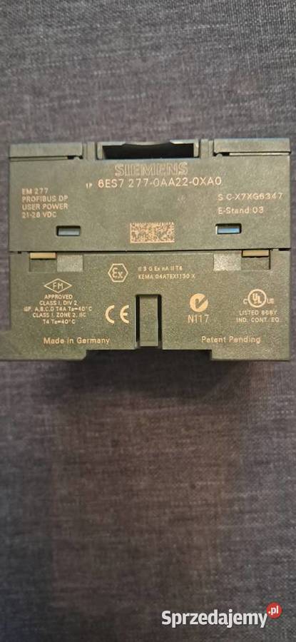 Siemens E 277 PROFIBUSDP warmińsko-mazurskie Szczytno