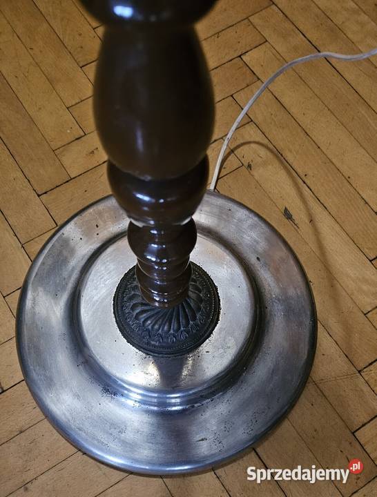 Lampa stojąca Vintage PRL na żarówki świecowe