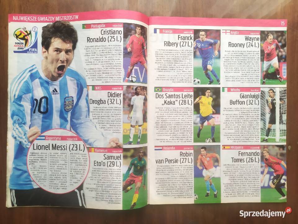 Skarb kibica MŚ RPA 2010 Czasopisma Łódź