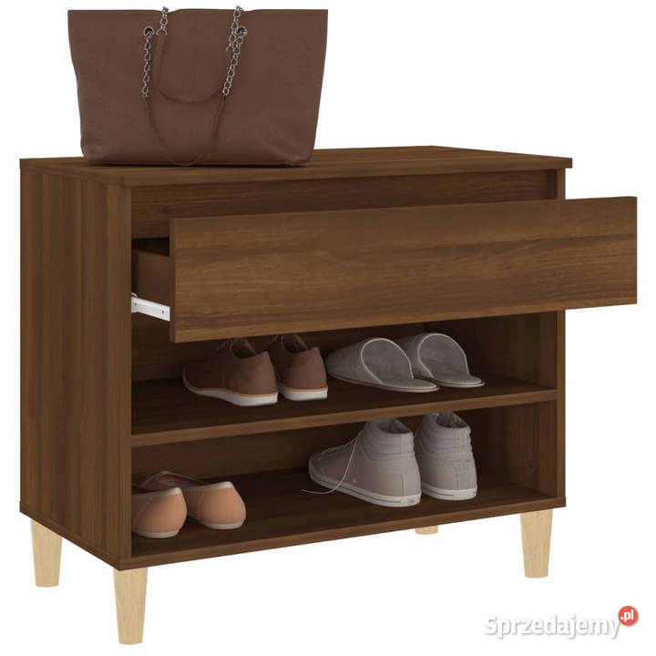 Szafka na buty brązowy dąb 70x36x60 WM819763
