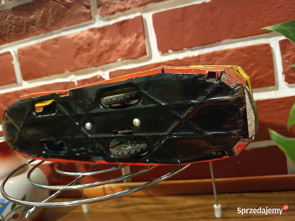 Zabawka VINTAGE PRL Metalowy Wagonik Tramwaj Bydgoszcz