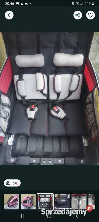 Przyczepka rowerowa Nordic Cab Explorer Pozostałe Kórnik