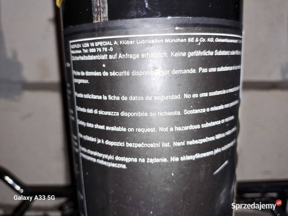 Sprzedam specjalistyczny smar KLUBER ISOFLEX Otwock sprzedam