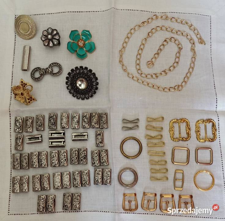 Klamerki spinki sprzączki z odzysku Poznań sprzedam