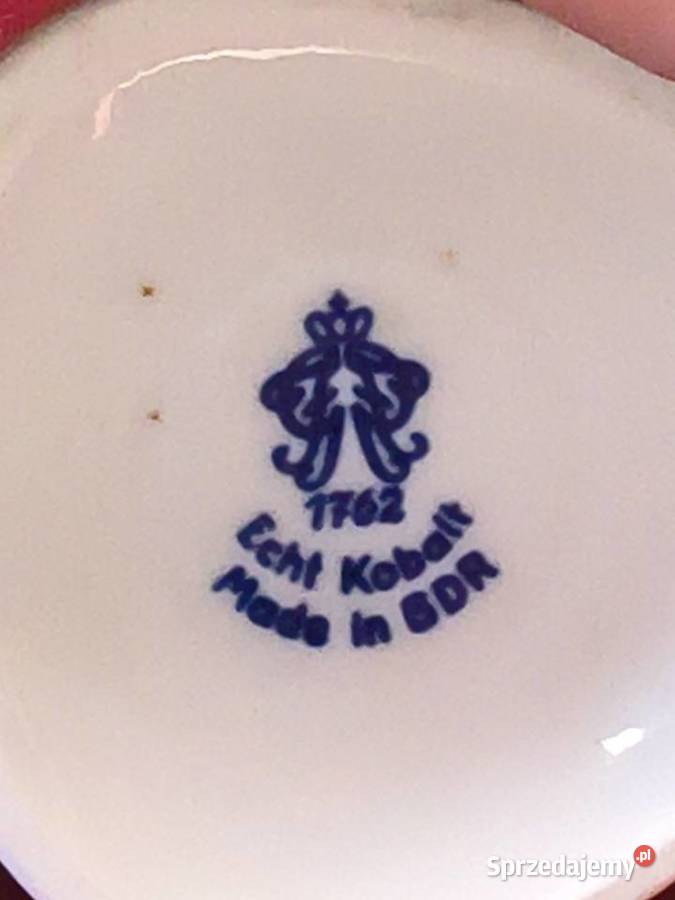 Para wazonów porcelanowych Echt Kobalt Made in łódzkie Chorzew sprzedam
