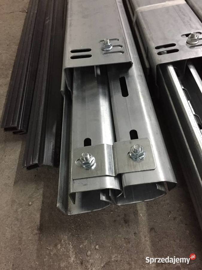 Prowadnice do bram segmentowych wys 275 m ZESTAW metal Kielce sprzedam