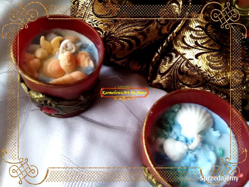 Świece candles sojowe naturalne zapachowe Rękodzieło Warszawa