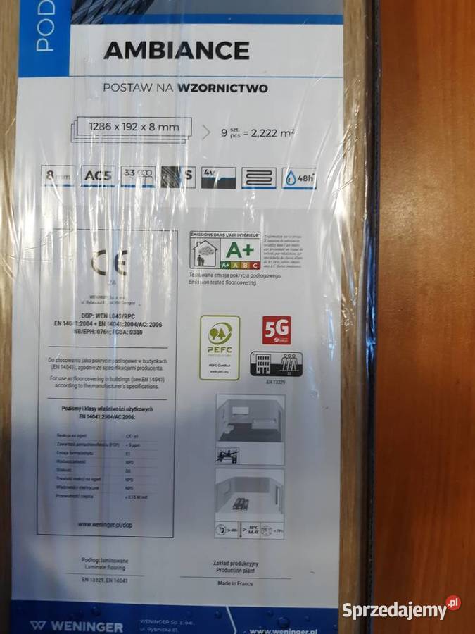 Panele podłogowe dąb z wyposażeniem Warszawa sprzedam