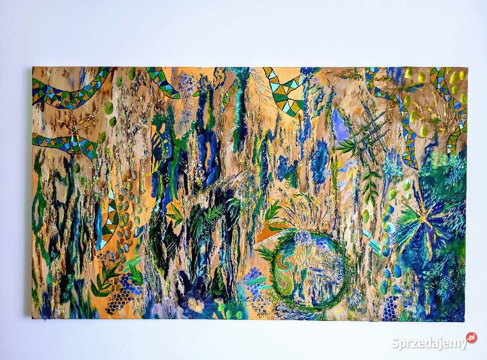 Abstrakcyjny obraz olejny mazowieckie