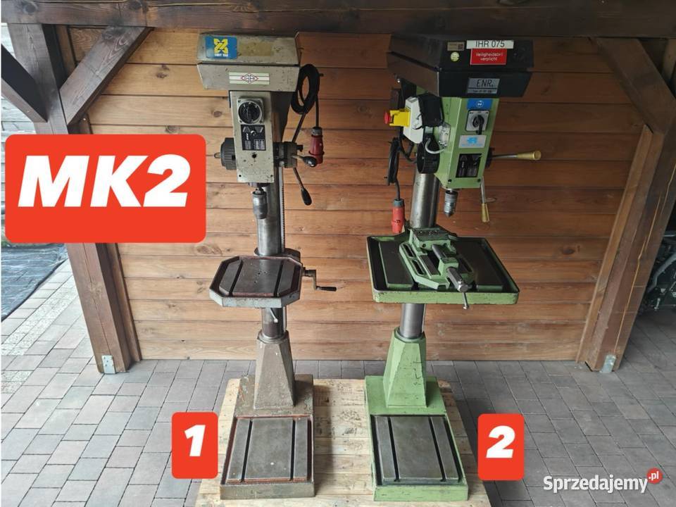Sprzedam Wiertarki Słupowe 380V Stożek Morsa MK2 Ciechanów