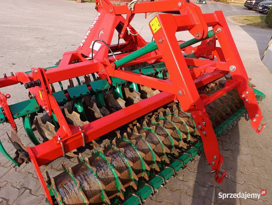 Agregat uprawowo siewny AgroMasz 3m talerzowy sprzedam