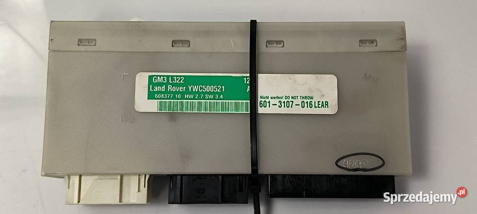MODUŁ LAND ROVER RANGE ROVER VOGUE L322 kujawsko-pomorskie Lipno