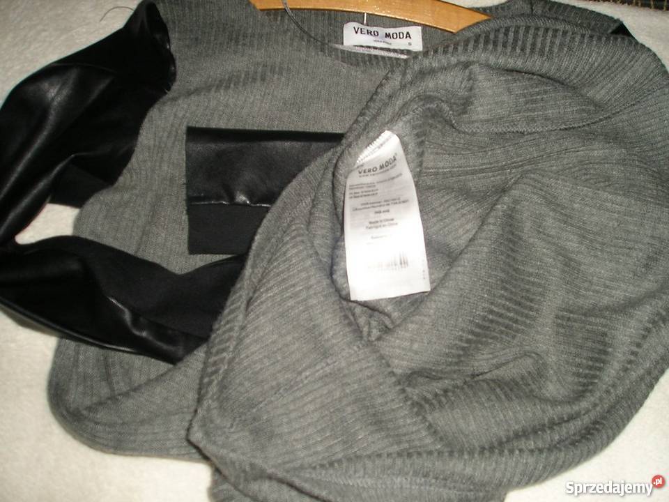 skienka rękawy eco skóra 36 S Vero Moda Słupsk