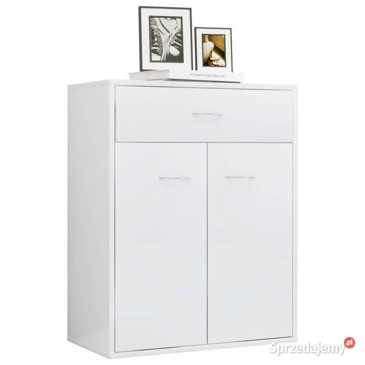 Szafka biała z połyskiem 60x30x75 materiał Warszawa