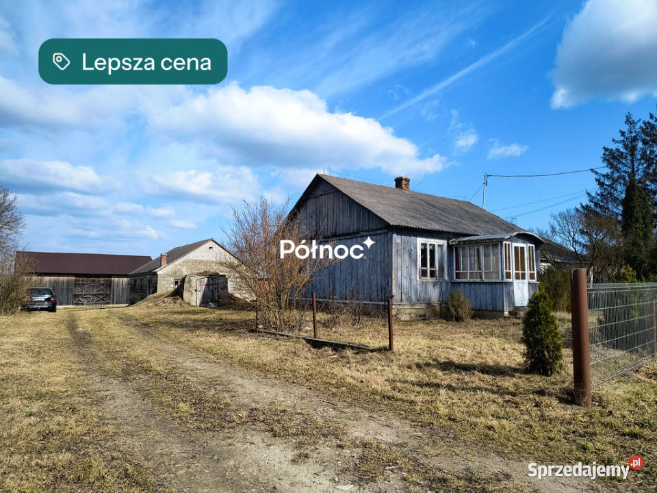 Tanie i ciche siedlisko na wsi z potencjałem Sprzedaż mazowieckie Nowe Hołowczyce