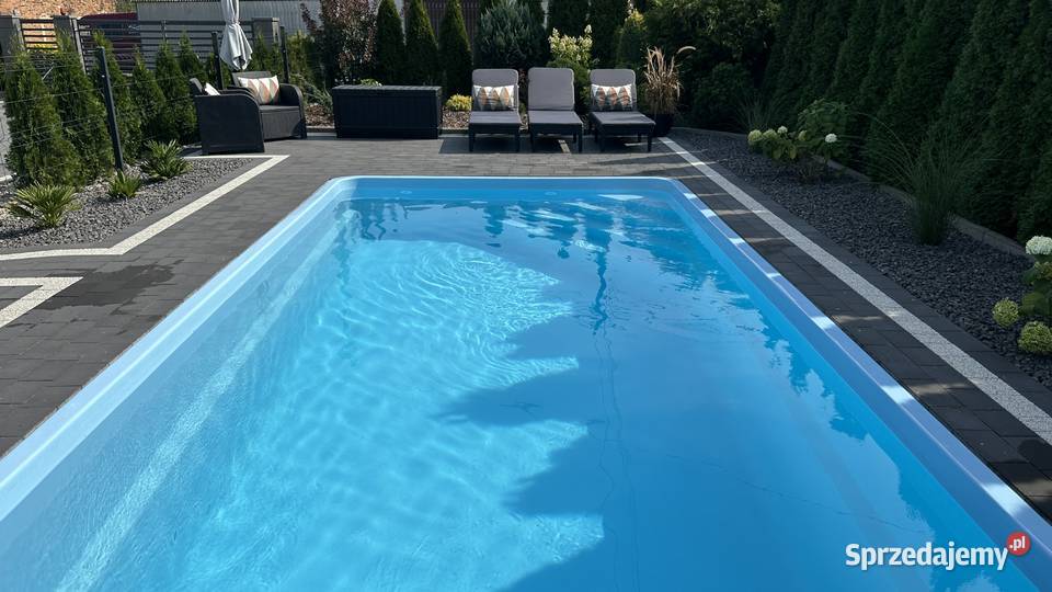 WYPRZEDAŻ Basen ogrodowy poliestrowy gotowy Łódź