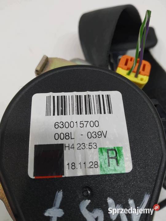 PAS BEZPIECZEŃSTWA PRAWY TYŁ III RZĄD 31484584