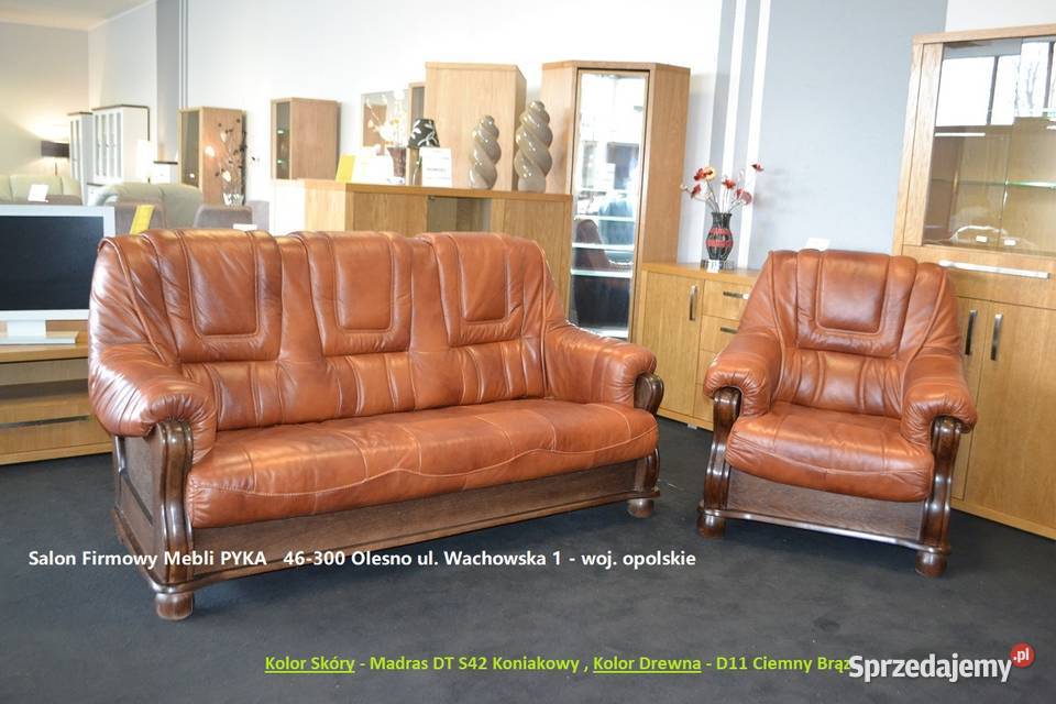 Komplet Stylowy ROMA Skóra Naturalna PRODUCENT Zielona Góra