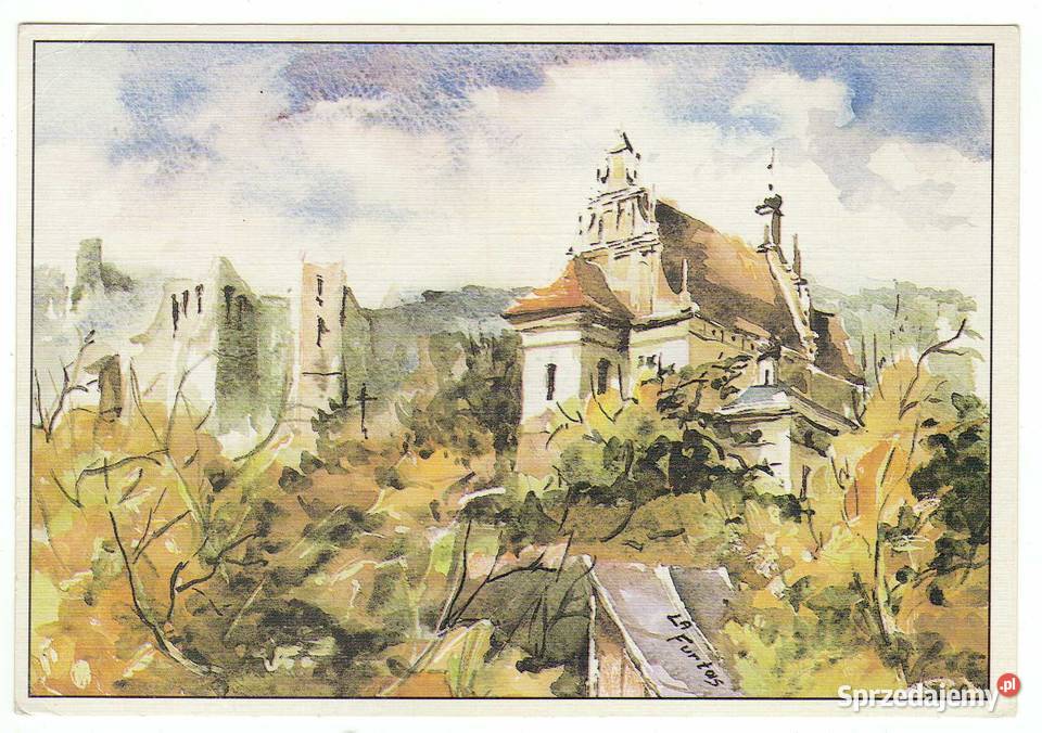 KAZIMIERZ DOLNY AKWARELA POCZTÓWKA Krynki