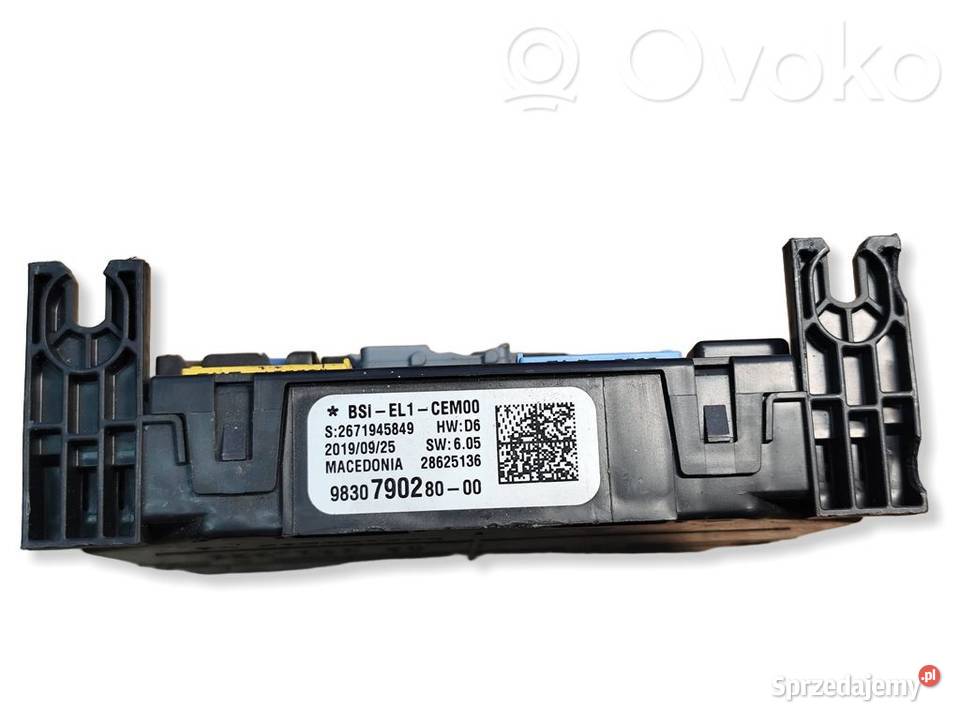 CITROEN C3 III STEROWNIK MODUL BSI BSM SKRZYNKA Układ elektryczny, zapłon wielkopolskie