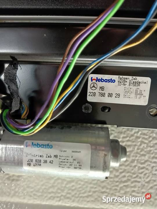 MERCEDES S W220 SZYBERDACH SZYBER DACH dolnośląskie Osetno