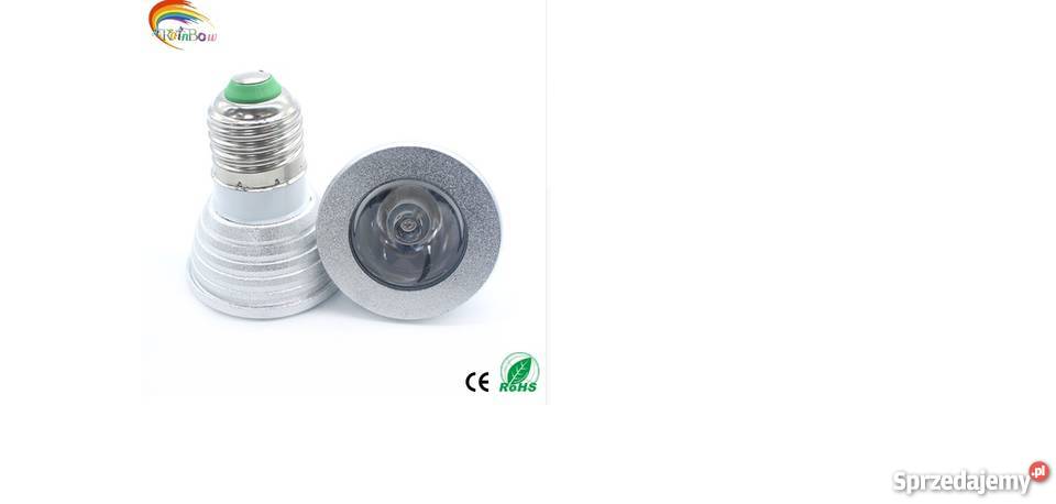 Żarówka RGB LED kolorowa zmieniająca kolor Bukowa