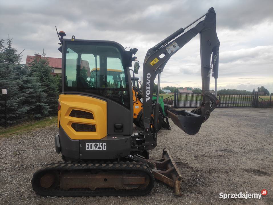 Minikoparka Volvo Ecr 25 D 2019r 1900 mtg waga Ryżki