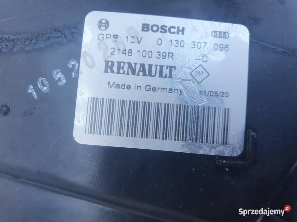 WENTYLATOR DMUCHAWY Renault Laguna III 20 16V