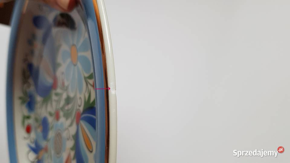 Talerz ozdobny Polskie Linie Oceaniczne Lubiana Dąbrowa Górnicza