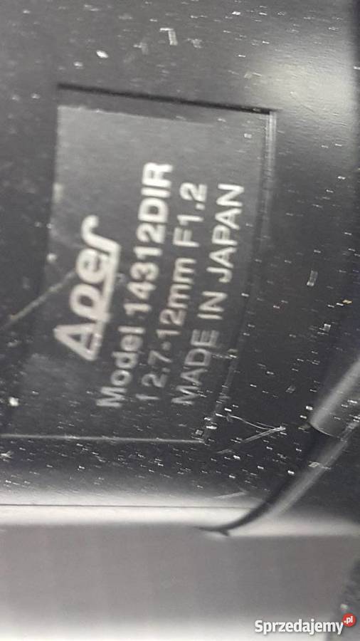 Obiektyw APER 2712MM 5 Elektronika Warszawa