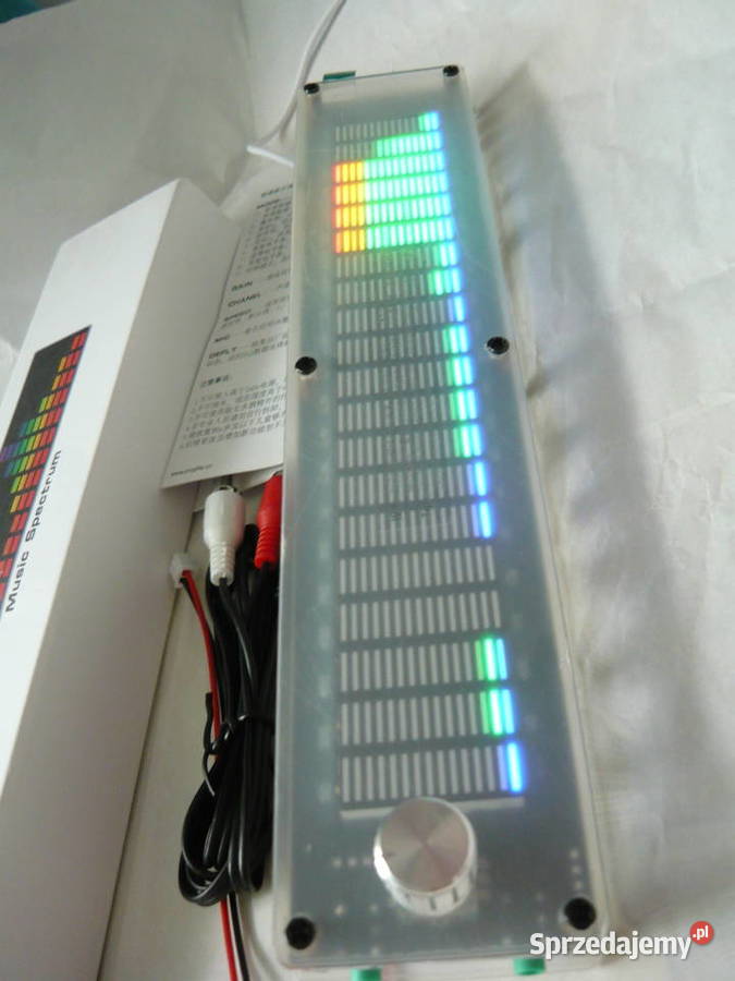 Analizator sygnału audio DSP LED 25 wskaźnik wielkopolskie Krotoszyn sprzedam