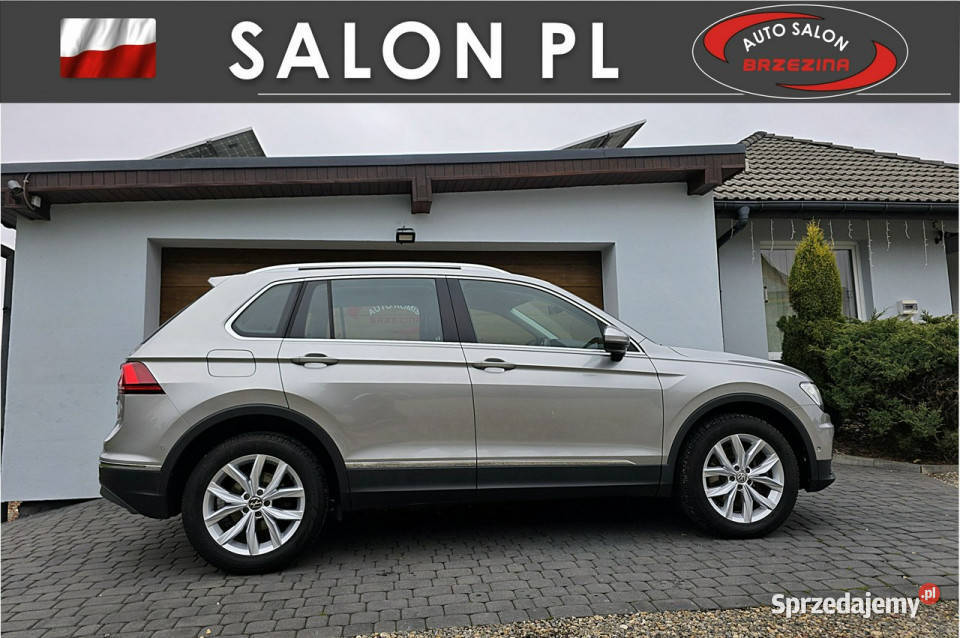 Volkswagen Tiguan serwis ASO automat 4x4 hak II elektrochrom. lusterko wst. Tiguan Rydułtowy