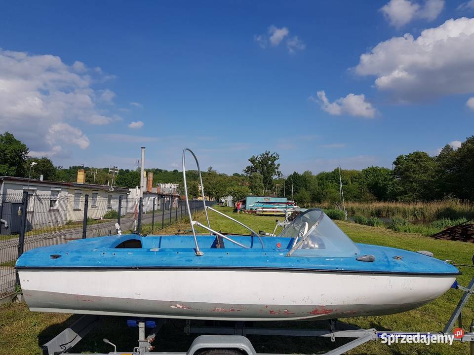 Motorówka Vintage Hellwig sportowa łódź motorowa Szczecinek