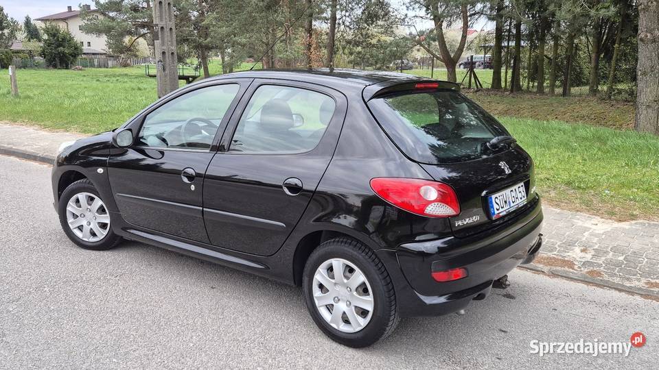 PEUGEOT 206 11B OPŁACONY Z NIEMIEC KLIMA czarny Końskie