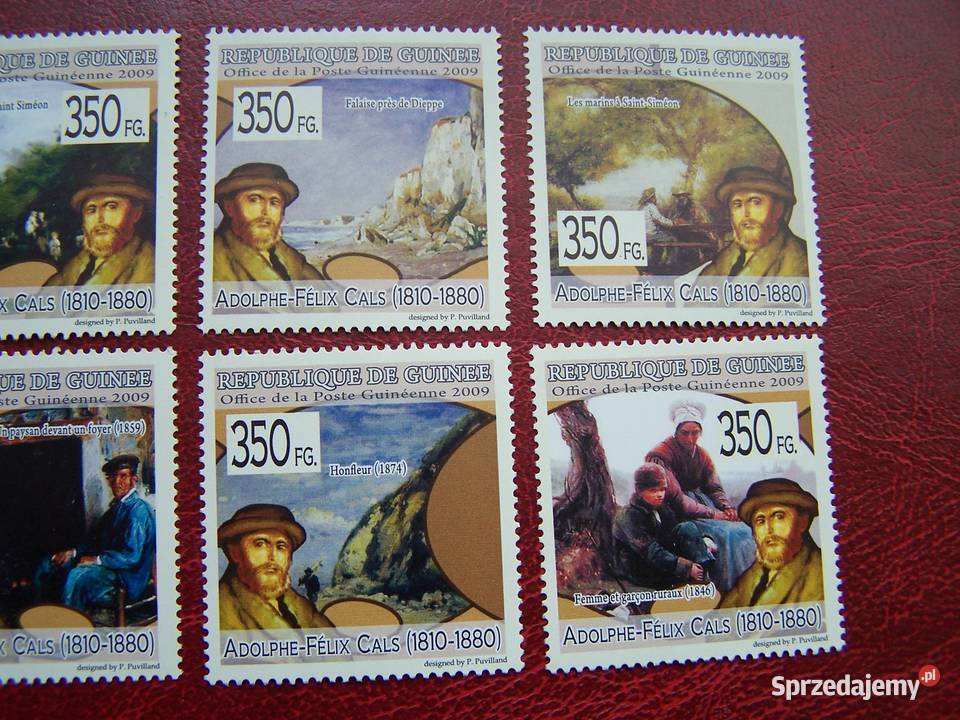 Gwinea 2009 MNH Sztuka Malarstwo A F Cals Tychy