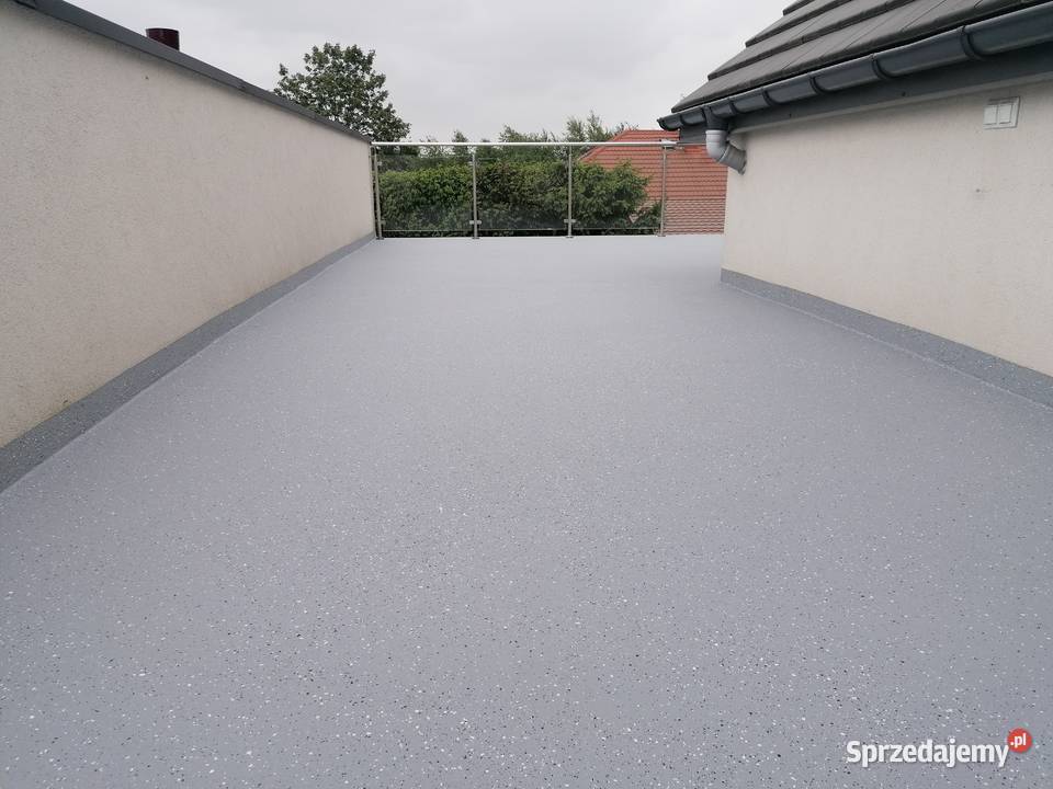 Posadzki żywiczne balkony tarasy garaże schody Warszawa