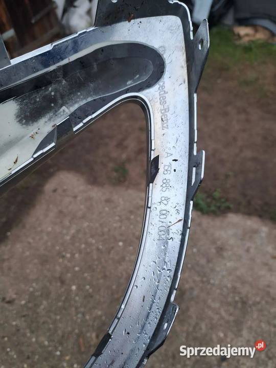Chrom nakładka zderzaka przód Mercedes W156 Listwy i nakładki Części samochodowe