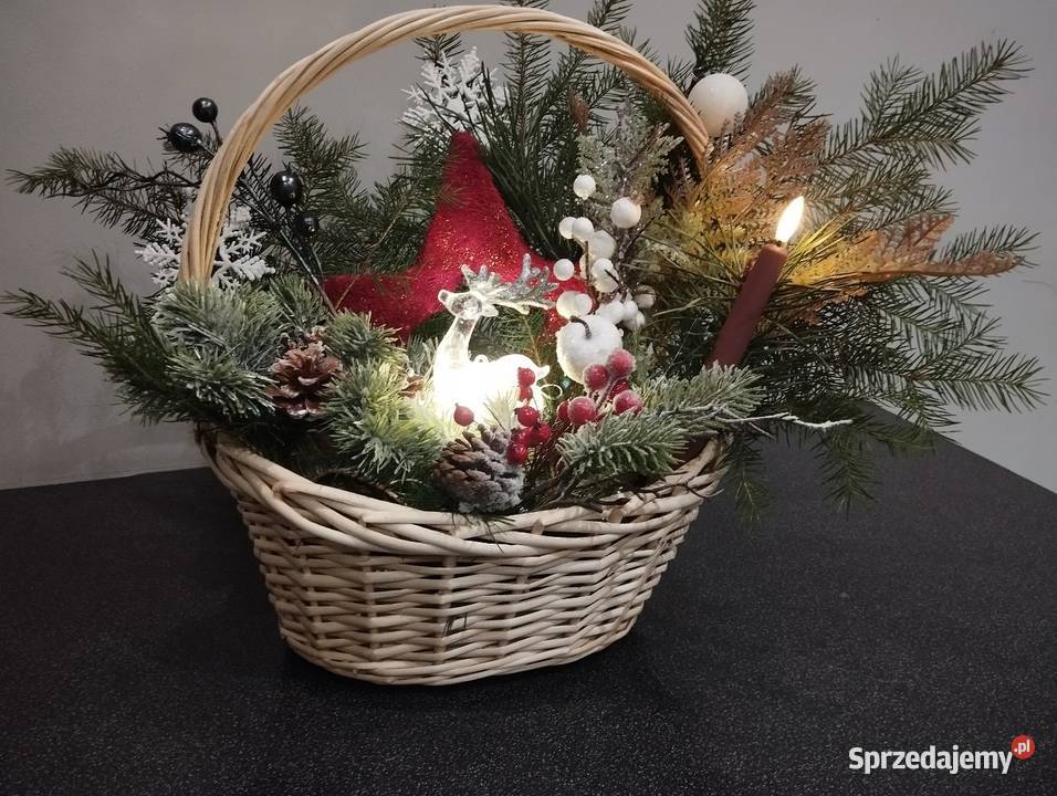 Stroik świąteczny duży adwentowy Zgierz