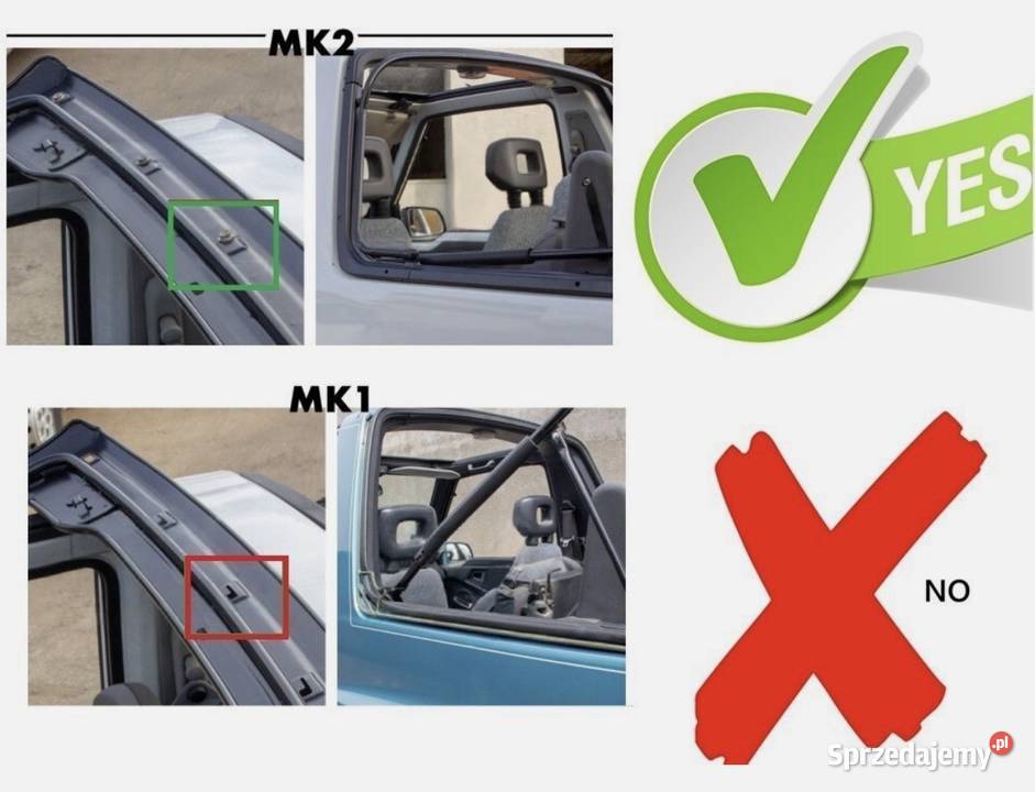 Miękki dach Suzuki Vitara 1 soft top poszycie Dachy Dachy wielkopolskie Poznań