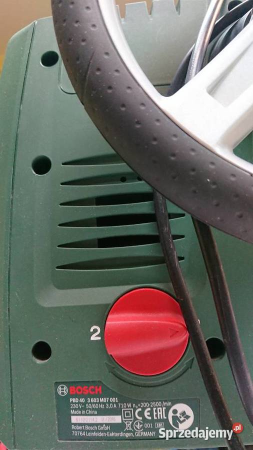 Wiertarka stołowa dwubiegowa 710W PBD 40 Bosch Narzędzia Szczecin