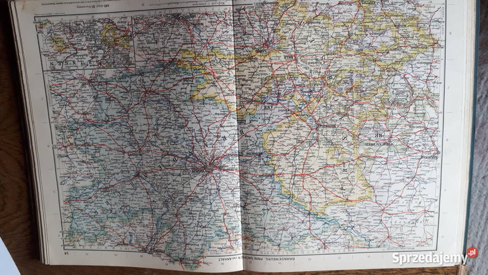 HandAtlas Gaebler Leipzig 1929 Antyki, Sztuka, Kolekcje