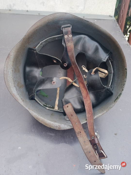 Polski hełm z grzebieniem Łódź