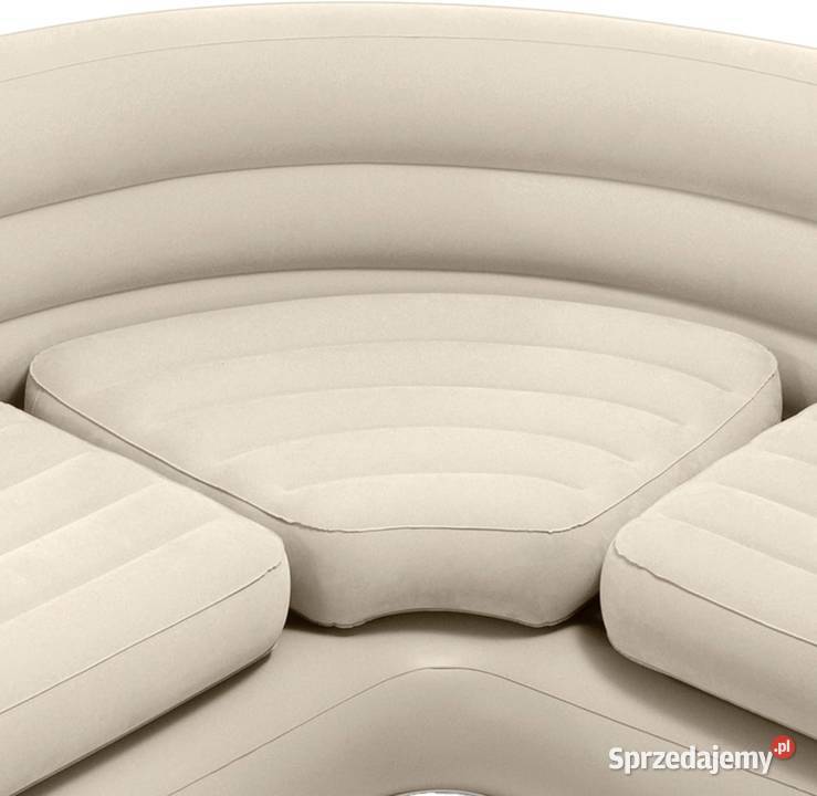 Dmuchana kanapa narożna sofa czteroosobowa 76cm Meble