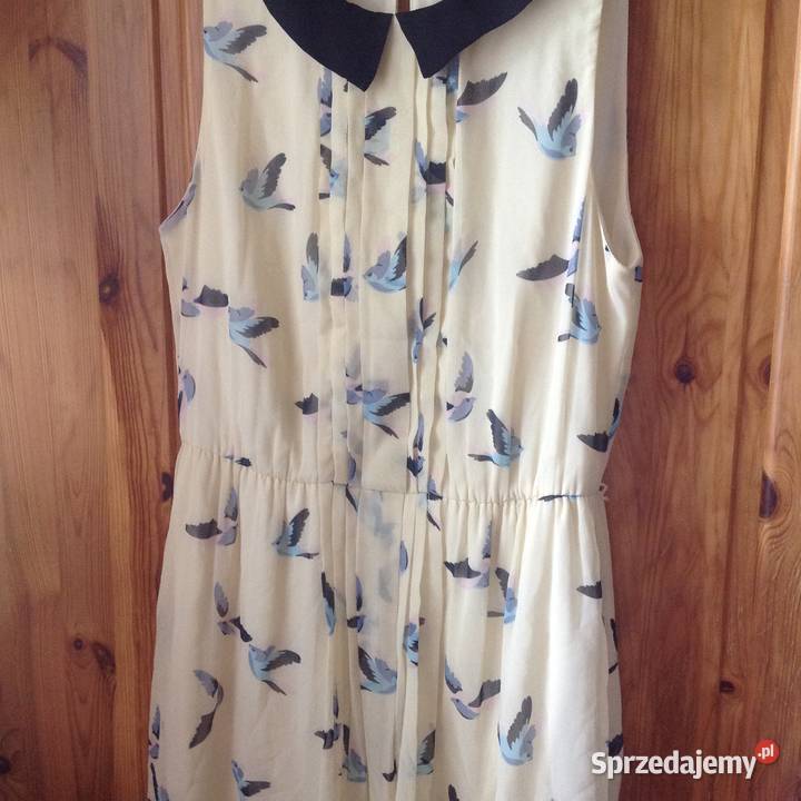 Sukienka zara rozmiar 36 s kolor jasny żółty z Kraków