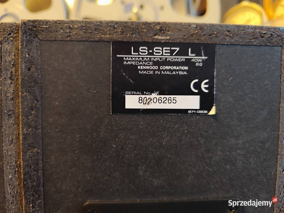 kolumny podstawkowe Kenwood LSSE7 zachodniopomorskie Mosty