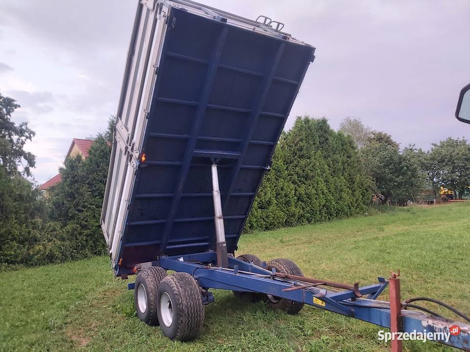 Przyczepa wywrotka tandem Husqvarna prod 1997 nieuszkodzony Jabłonowo Pomorskie